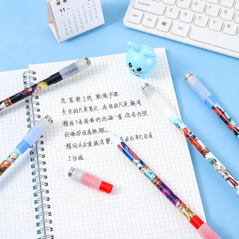 Cartoon Character 0.5mm Black Gel Pen